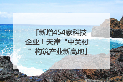 新增454家科技企业！天津“中关村”构筑产业新高地